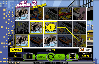 NJ online slots reviews Jack Hammer 2