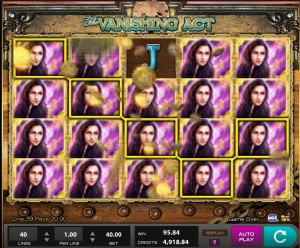 Vanishing Act slot game NJ